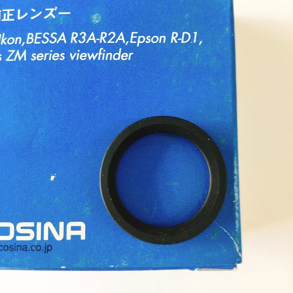 【COMO NUEVO】Lente de corrección de dioptrías COSINA -1.0 para visor ZEISS BESSA R3A R2A ZM Foto 4 de 4