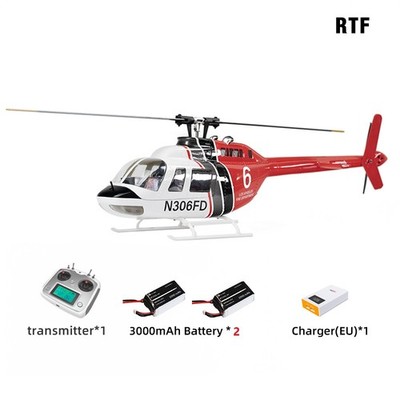Flywing Bell 206 RC Hubschrauber RTF 10CH GPS Brushless Motor ACE Flugsteuerung