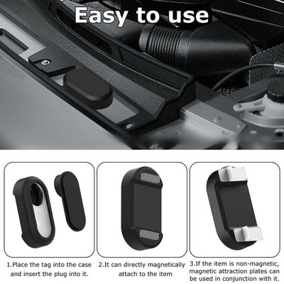 Silicone Magnetic Waterproof Case Fit For Samsung Smart Tag2 5.6x3x1.52cm