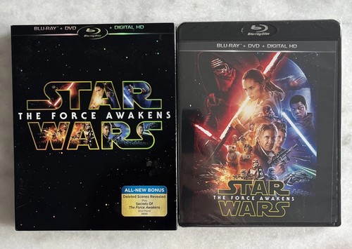 Star Wars Episodes I-VII (Blu-ray / DVD) A New Hope - The Force Awakens Some New - Picture 10 of 11