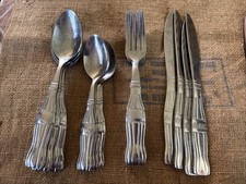 Coca Cola GIBSON Stainless Steel Flatware Silverware 20 Piece VTG