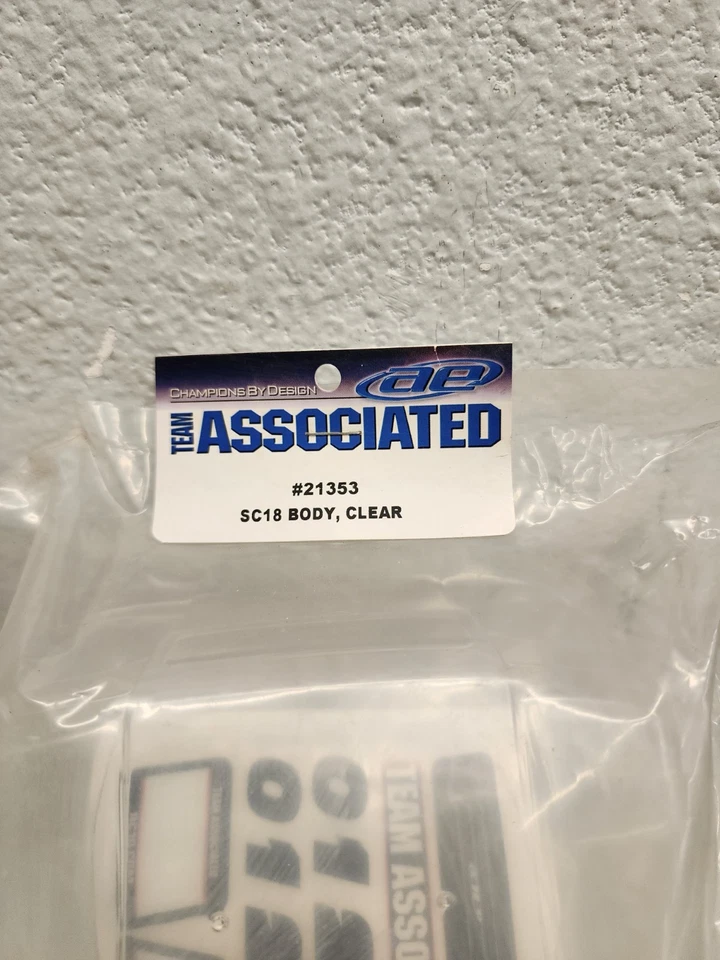 (2) Team Associated SC18 1/18 RC 4WD Short Course Truck Body-Shell 21353 New - Image 3 of 4