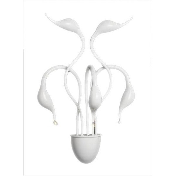 SWAN White Wall Light wall lamp 5x G4/ 20W IP20 Metal