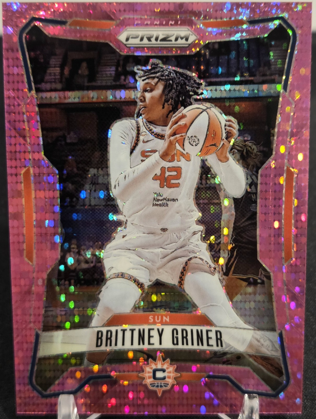 2026 Panini Prizm WNBA Brittney Griner #50 Pink Pulsar /225 Connecticut Sun