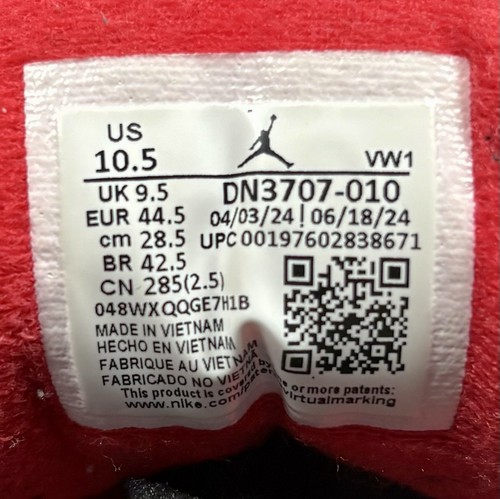 Air Jordan 3 Retro OG 2024 Negro Cemento Para hombres Talla 10.5 DN3707-010 Zapatos Tenis - Imagen 6 de 6