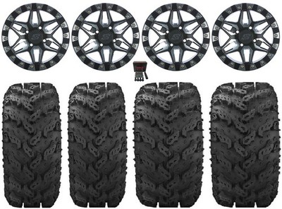 Sedona Split 6 Bdlk 14'' Wheels Mh 26'' Reptile Tires Can-Am Commander Maverick