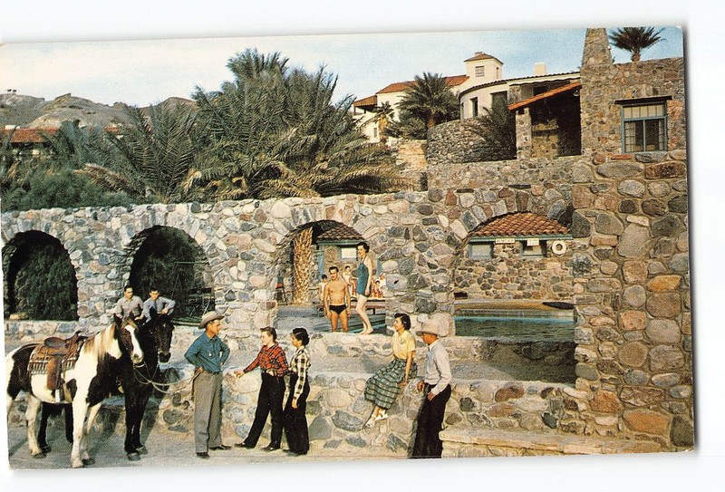 Death Valley California CA Vintage Postcard Furnace Creek Inn