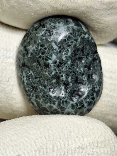 Large Isle Royale Greenstone Chlorastrolite Freeform Cab Polished Michigan Gem - Picture 8 of 17