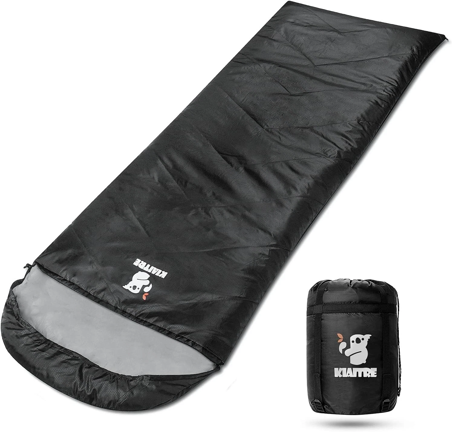 Kiaitre Sleeping Bag for Adults - Warm and Ultra Light Envelope Compact Sleeping
