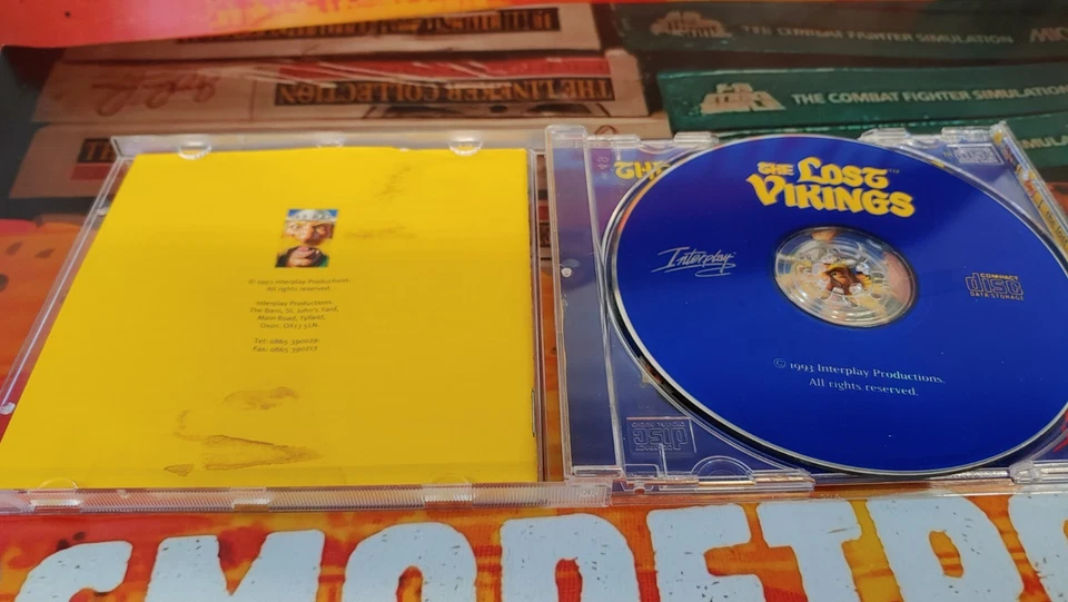 The Lost Vikings Commodore Amiga CD 32 (CD-Rom, Manual, Case) works 32-bit - Bild 3 von 3