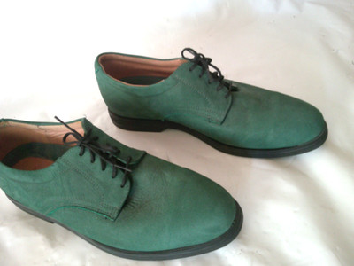 i.e. With Nike Air Suede Oxford Shoes - Men's Size 13, Turquoise Green - Vintage