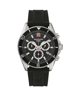 SWISS ALPINE MILITARY Men Analog Quartz Casual Watch Classic Dress Black Dial Wa