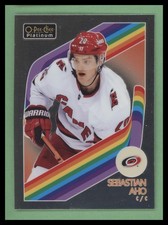 2023-24 O-Pee-Chee Platinum Retro #R-22 Sebastian Aho Carolina Hurricanes
