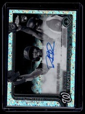 2025 Black & White Speckle Darren Baker Auto Washington Nationals #CRDA-DB