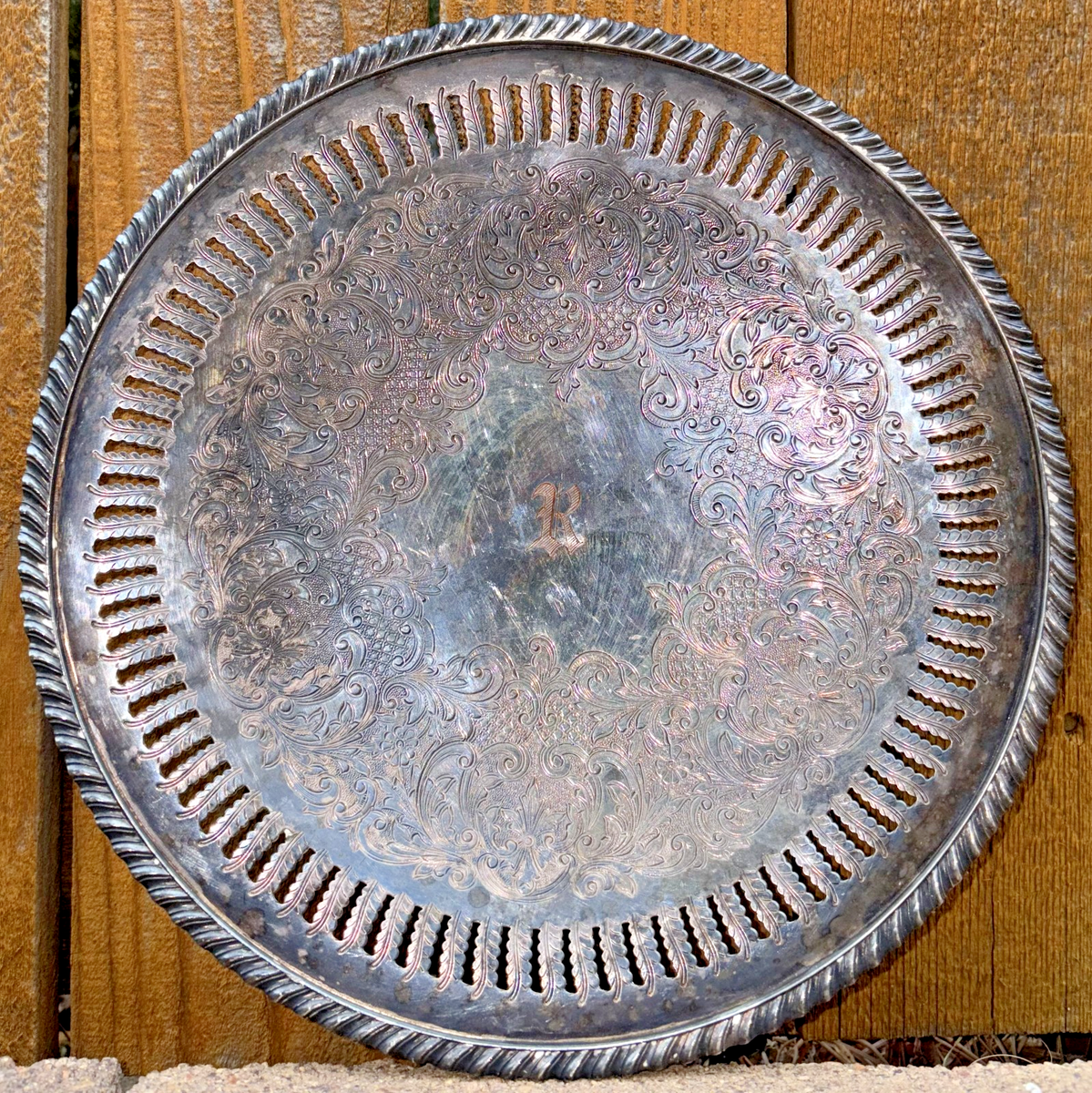 1930-1955 Friedman Silver Co. Silver Copper Silverplate Etched