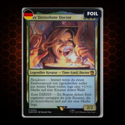 MTG - The Thirteenth Doctor/Der Dreizehnte Doctor - *FOIL* - WHO - Deutsch - NM