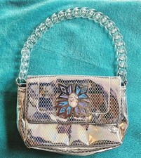 Disney Parks Silver Frozen Elsa purse bag NWT
