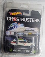 Hot Wheels Ghostbusters Ecto-1 1959 Cadillac 1:64 Diecast 2015 Card Wear, W/Prot