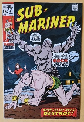 Sub-Mariner #41 VG+ (4.5) Marvel Comics 9/71