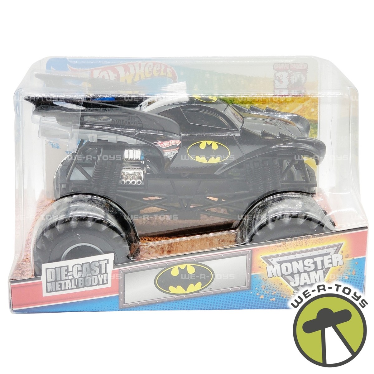 Hot Wheels Monster Jam Grave Digger 30th Anniversary Batman