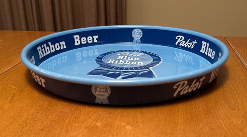 KRUEGER Bier/Ale & PABST blaues Band Bier SERVIERTABLETTS Menge von zwei (2) Ex Zustand - Bild 4 von 12