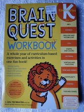 Brain Quest Workbook Kindergarten Homeschooling workbook math reading science