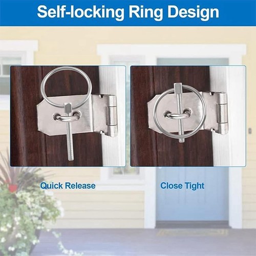 Klappstecker, 4 StüCk, Durchmesser 4,5 Mm, 316 Edelstahl, Runde Sicherheits3026 - Bild 2 von 6