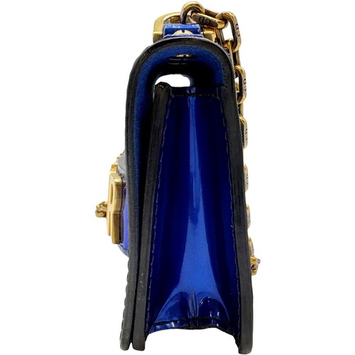 Auténtico bolso de hombro Christian Dior J'Adior cadena charol azul #36636161 - Imagen 5 de 22
