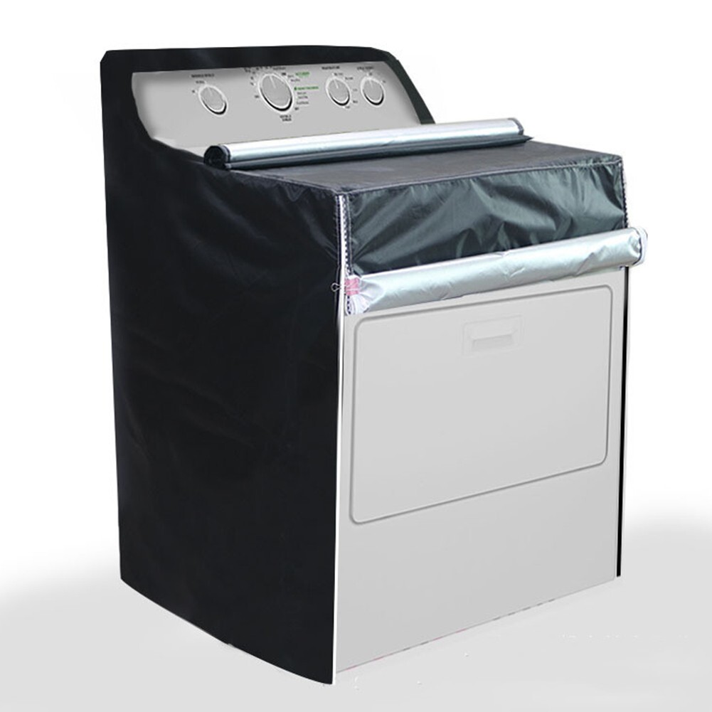 Convenient Washing Machine Dryer Cover with Zippers Easy Access to
