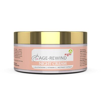 Aegte Age Rewind Night Cream   All-Natural Multi Beneficial  50gm