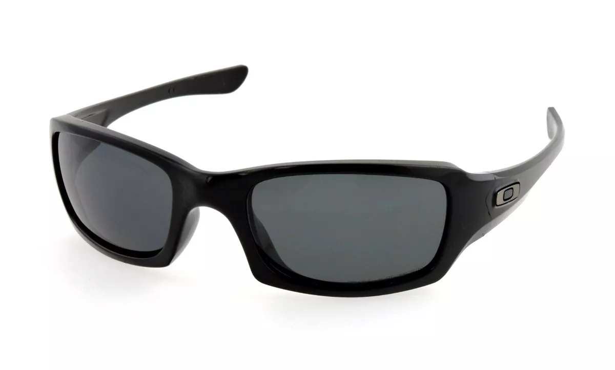 OAKLEY FIVE SQUARED 03 440 54mm Glossy Black Polarized Sunglasses A