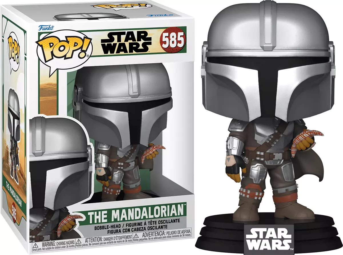 Funko POP! Star Wars: The Mandalorian with Pouch #585