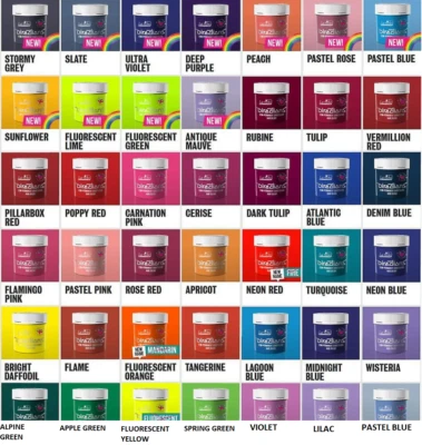 LA RICHE DIRECTIONS SEMI-PERMANENT HAIR COLOUR DYE TUBS ALL COLOURS-FAST UK POST
