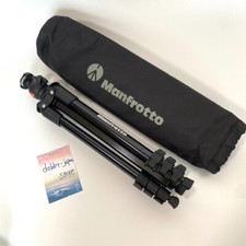 Manfrotto COMPACT light tripod kit aluminum 4-stage MKCOMPACTLT-BK USED JAPAN