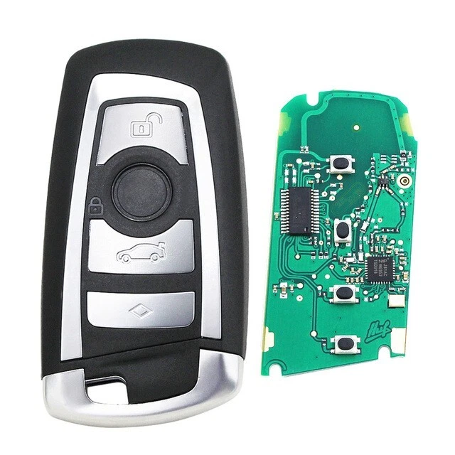 Llavero de coche remoto de 4 botones para BMW 750Li 2009 2010 2011-2013 2014 YGOHUF5662 Foto 3 de 4