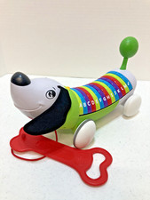 Leapfrog Alphabet Puppy Dog AlphaPup Green Pull Along ABC Learning Toy Leap FROG