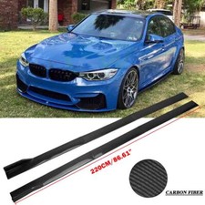 86.6 Carbon Fiber Side Skirts Extension Panel Lip For Bmw F30 F80 F82 F83 M3 86.6 Carbon Fiber Side Skirts Extension Panel Lip For Bmw F30 F80 F82 F83 M3