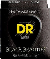 DR Strings BKE-10 Black Beauties Black Coated Electric Guitar Strings 10-46 