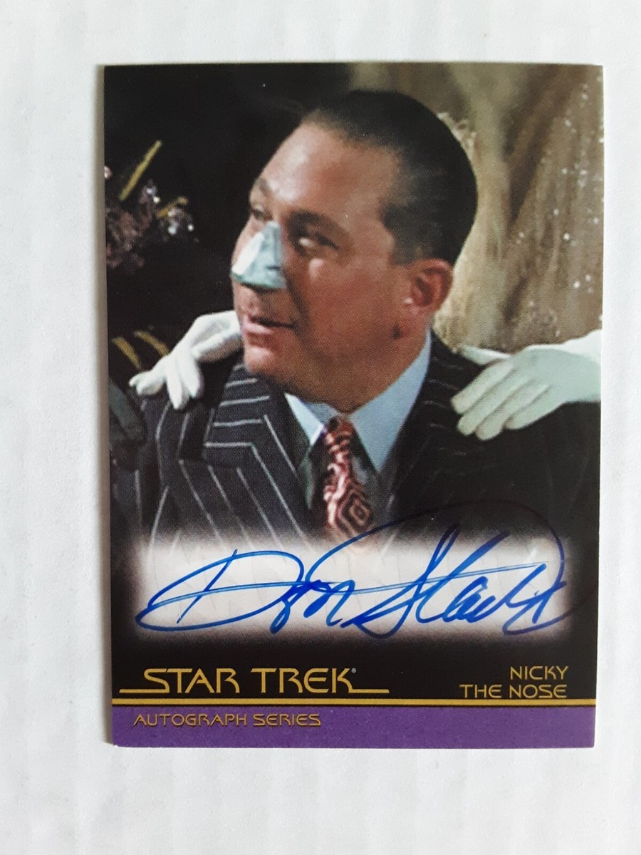 Quotable Star Trek Movies 2010 Auto Autograph A68 Don Stark