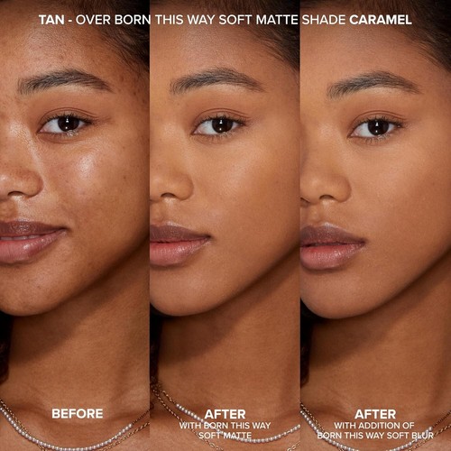 TOO FACE Born This Way Soft Blur Flexible Finish Setting Powder TAN BROKEN SEE P - Picture 5 of 10