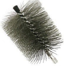 SCOVOLO-SPAZZOLA PER CANNE FUMARIE IN ACCIAIO ATTACCO M 12MM