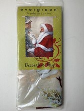 Evergreen SWEET TIDINGS Hausflagge Weihnachten Santa Schnee 29"x43" NEU!