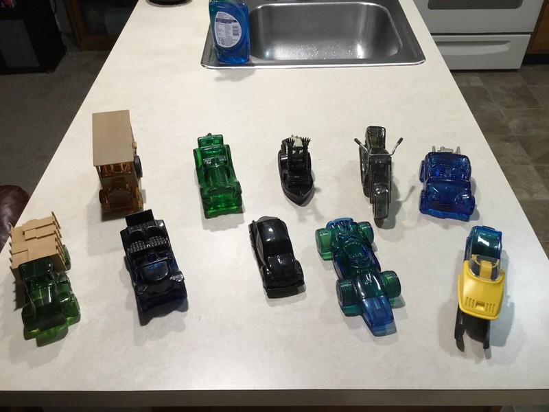 Lot of 10 Vintage Avon Cologne After Shave Bottles Vehicles
