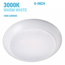 Topaz Sdl6-15-930-d Led 6 Surface Mount Disk Light 3000k Dimmable 1000 Lumen