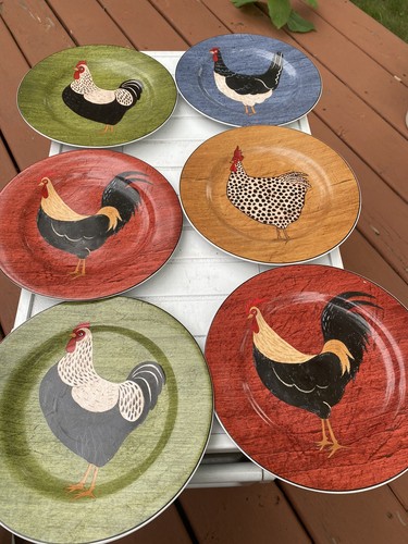 SAKURA Warren Kimble Country Quartet Salad Plates Set of Six