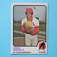 1973 Topps Baseball #383 Diego Segui - Excellent Condition