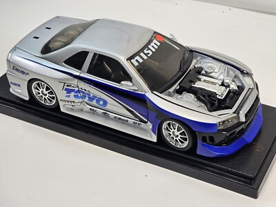 Hot Wheels 1:18 R34 Nissan Skyline GT-R 2002 release | eBay