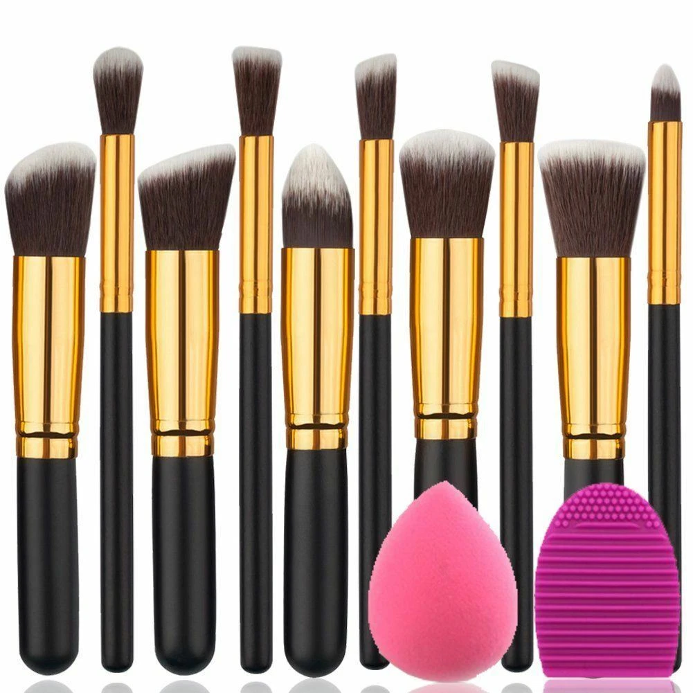Synthetic Kabuki Makeup Brush Set Review Saubhaya Makeup