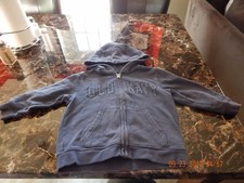 Old Navy Boys 2 T Jacket With Hood Blue Zipper Front / Fall / Winter