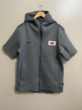 Nike UGA Dawgs Georgia Bulldogs Showout On-Field Sideline Hoodie Grey Mens M
